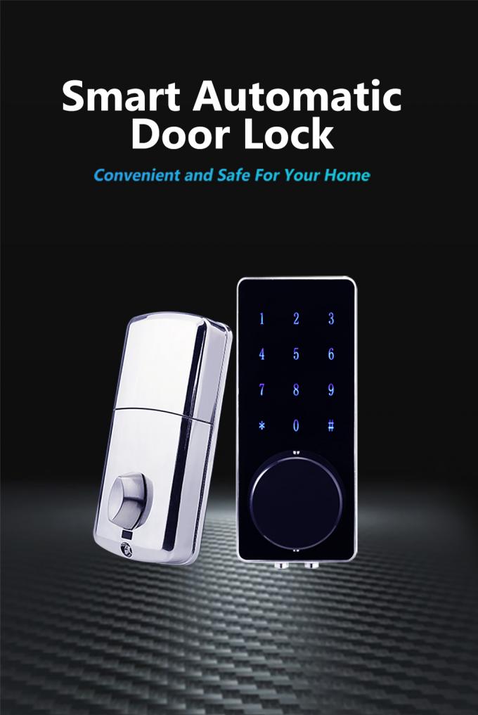 Fechamento de porta da rua esperto de Bluetooth da sala, fechamentos de porta da rua ligas de zinco inteligentes da senha 1
