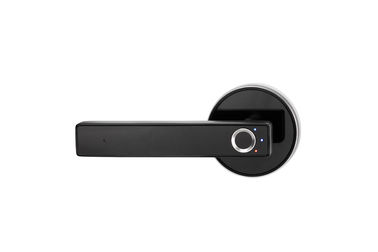 Fechamento eletrônico do puxador da porta de Digitas da impressão digital biométrica simples preta esperta
