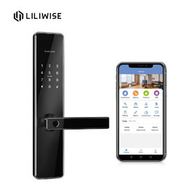 O App esperto de TTLock da fechadura da porta do apartamento de Liliwise Airbnb controla o rádio WiFi da impressão digital