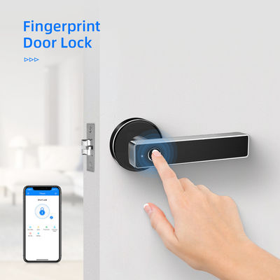 A fechadura da porta/impressão digital Keyless eletrônicas das fechaduras da porta do apartamento de Wifi Smartphone destrava fechaduras da porta