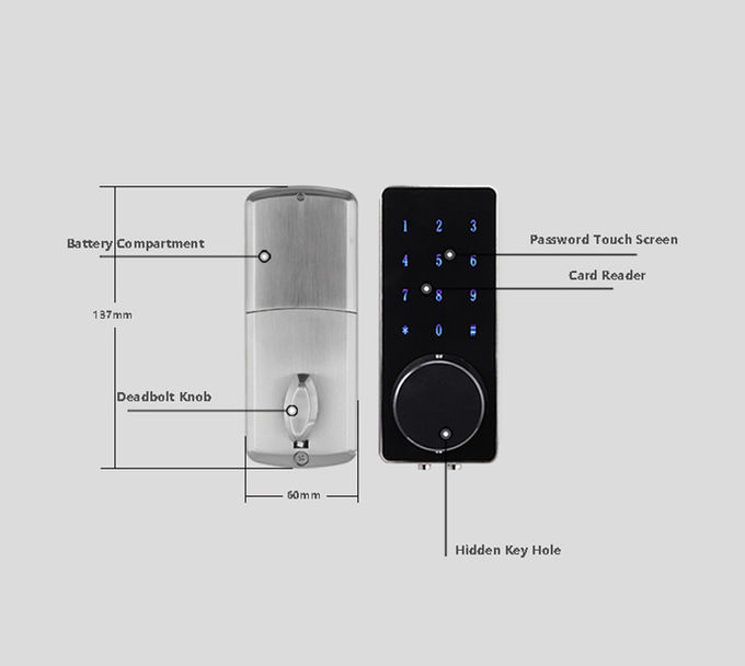 Digitas de controle remoto entalham um encaixe no fechamento, fechadura da porta automática feita sob encomenda para a casa 3