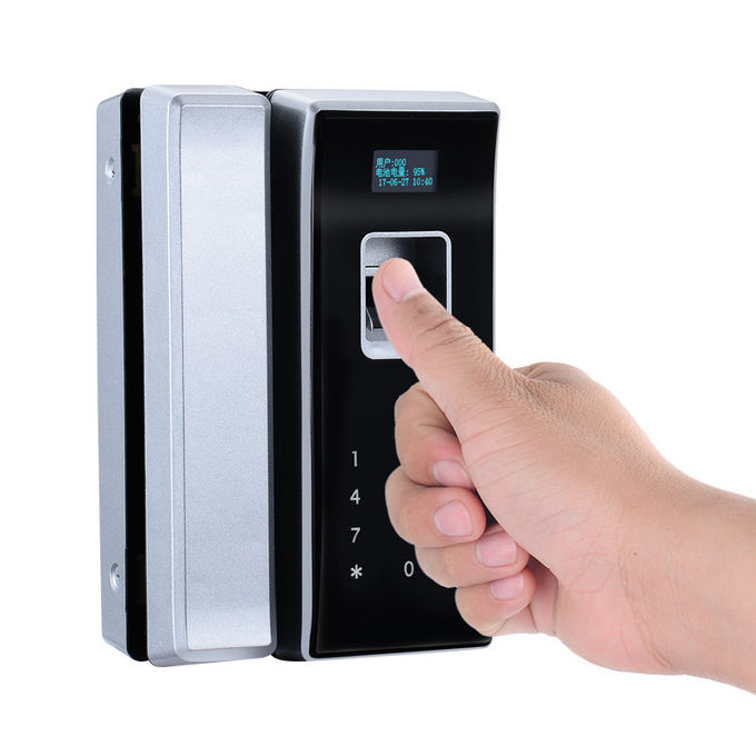 A impressão digital de vidro de Smart Card da fechadura da porta do tela táctil de Digitas destrava para o departamento comercial 2