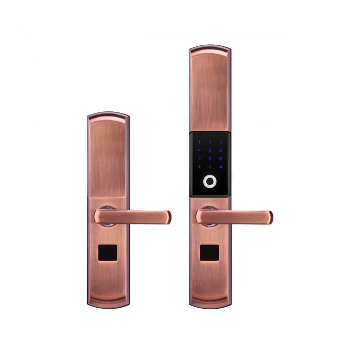 Controle biométrico deslizante de Bluetooth da fechadura da porta do armário exterior da impressão digital 1