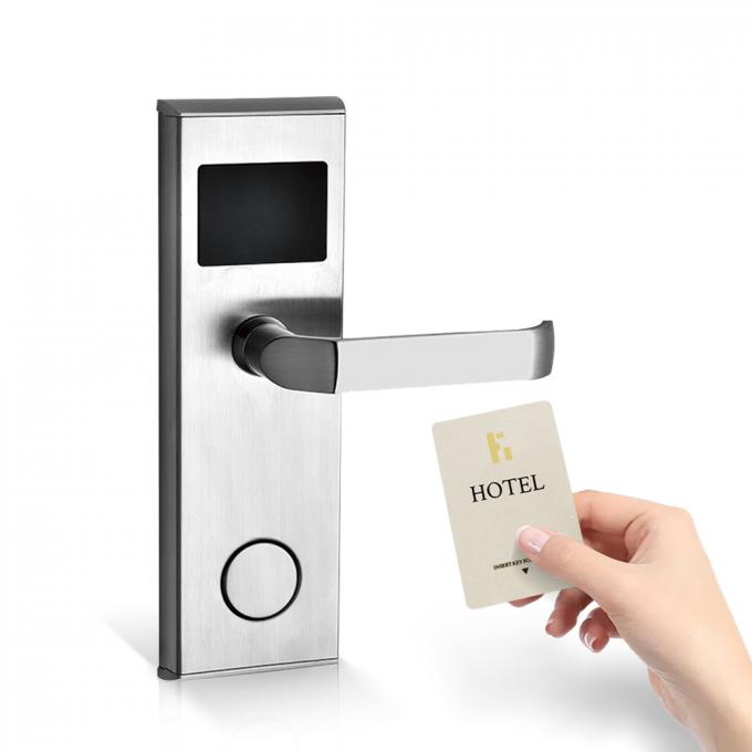 Fechadura da porta simples esperta do cartão chave de Electonic do cartão do furto para hotéis 0