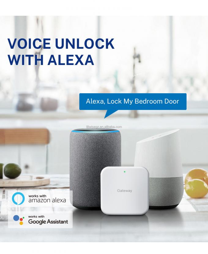 Fechadura Inteligente Tuya WiFi BLE com Impress&atilde;o Digital e Teclado 4