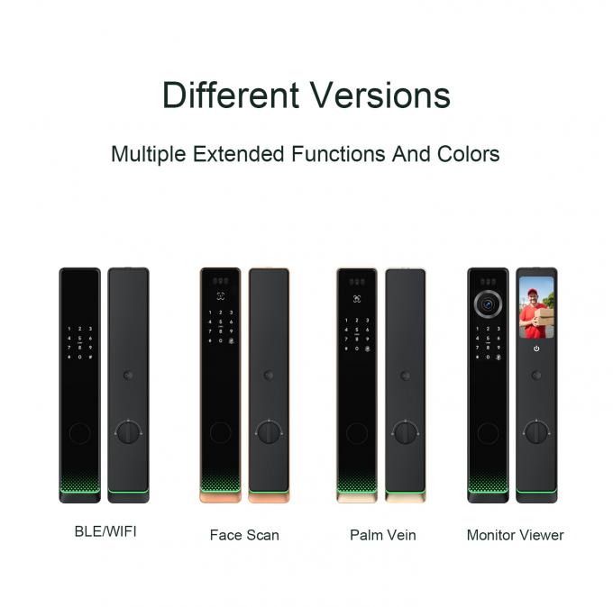 Liliwise Bimoétrico Password Lock Tuyawifi Huellas Dactilares Elétrico Digital Cerradura Electronica Inteligente fechaduras de porta inteligentes 6