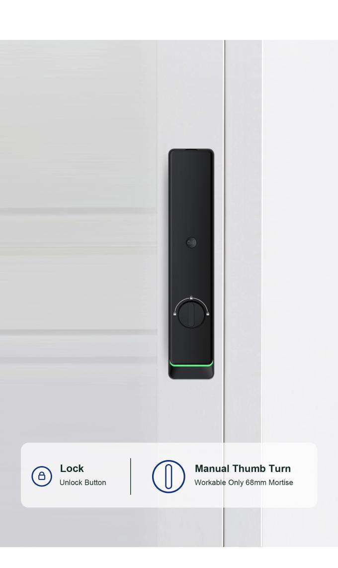 Liliwise Tuya Ttlock Bloqueio Biom&eacute;trico Autom&aacute;tico Rfid Card Wifi App Ble Impress&atilde;o Digital Smart Door Lock Com C&acirc;mera 14