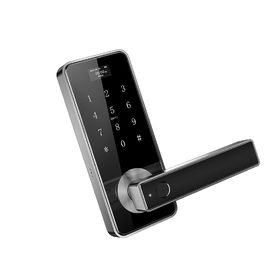 Fechamento liga de zinco preto de luxo de Smart do cilindro da caixa de armazenamento da chave da combinação da impressão digital da fechadura da porta da segurança