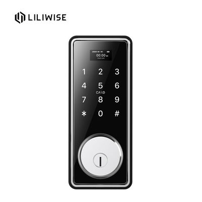 Intelligent Key Card Door Lock Biometric Keypad Digital WiFi Electric Single Deadbolt