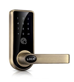 Cartão de IC da senha de Digitas do apoio da fechadura da porta de Bluetooth da alta segurança para a porta da rua da entrada