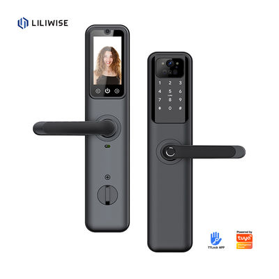 Tuya Smart Door Lock com impressão digital de reconhecimento facial WiFi Bluetooth