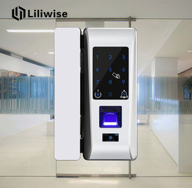 Cartão de vidro do código RFID da senha do tela táctil do fechamento de porta da rua da impressão digital da porta Keyless
