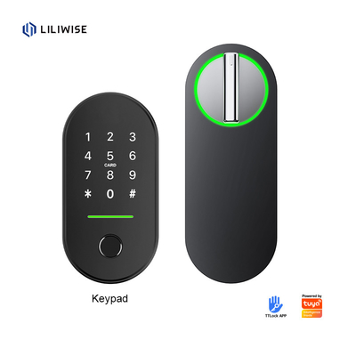 Liliwise Hot Sale Lock Smart Home Indoor Tuya Ttlock Segurança Bloqueio Digital Wifi Smart Lock Com Keyless