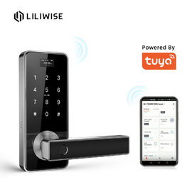Do punho biométrico da fechadura da porta da impressão digital de Tuya fechadura da porta esperta Keyless de Digitas