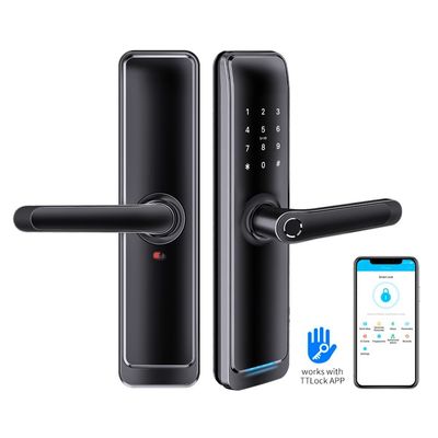 Fechadura da porta impermeável da chave da senha da impressão digital do APP Smart do fechamento do TT da casa de Digitas da segurança