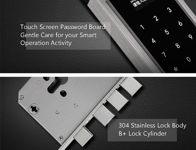 Fechaduras da porta Keyless múltiplas do hotel, fechadura da porta eletrônica do teclado numérico da senha 0