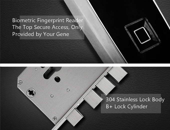 Fechaduras da porta Keyless da segurança da impressão digital, fechadura da porta eletrônica Keyless de Digitas 1