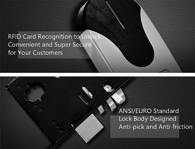 Digitas comerciais a outra fechadura da porta com capacidade de dados dos cartões do cartão 200 do RFID 3
